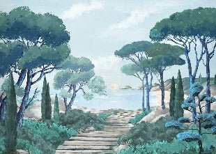 Carta da parati passeggiata nei torrenti