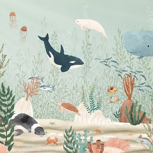 Sfondo per bambini del mondo marino