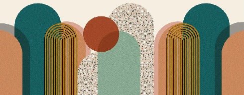 Carta da parati Art pop decorativa grafica di tendenza