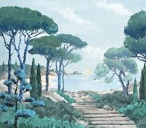 Carta da parati passeggiata nei torrenti