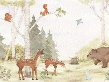 Carta da parati della foresta incantata