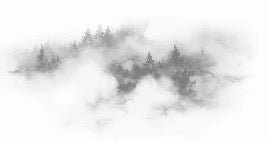 Sfondo grigio nebbia delle cime