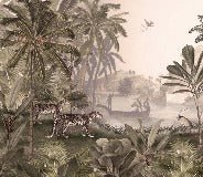 Carta da parati Jungle Haven Leopard