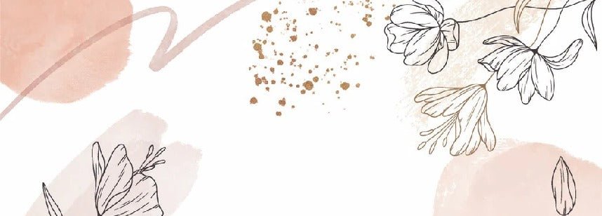 Carta da parati con forme e fiori