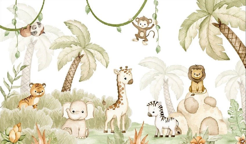 Carta da parati animale Savannah e morbidezza