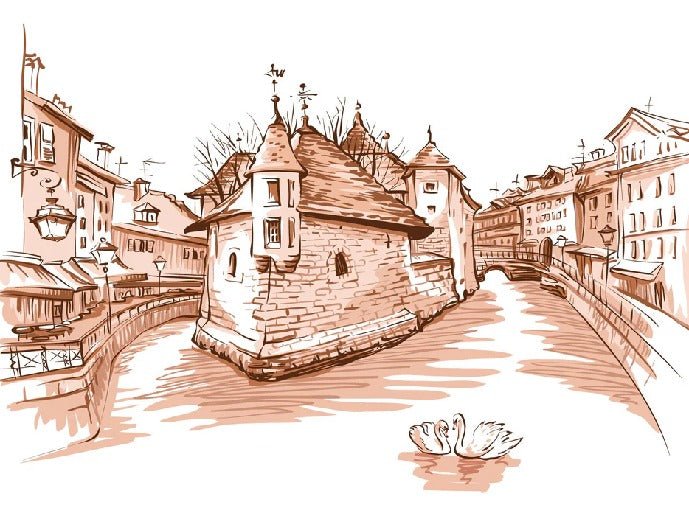 Carta da parati in terracotta Venezia delle Alpi