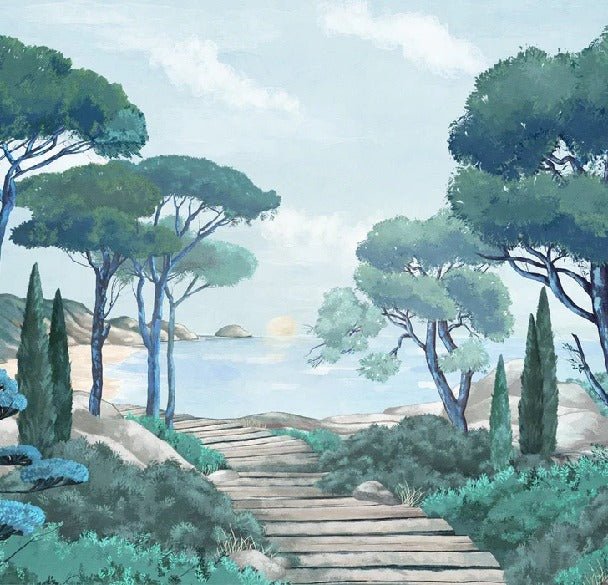 Carta da parati passeggiata nelle calanques