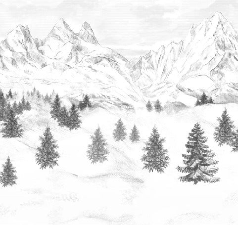 Carta da parati Aiguilles d'Arves