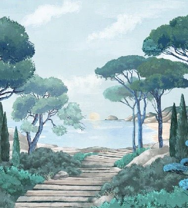 Carta da parati passeggiata nei torrenti