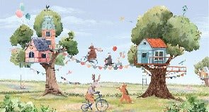 Fanfara di animali per carta da parati per bambini