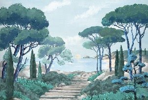 Carta da parati passeggiata nei torrenti