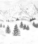 Carta da parati Aiguilles d'Arves