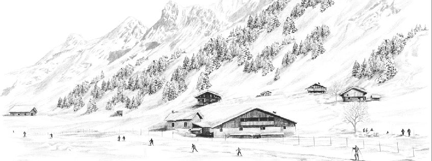 Carta da parati Clusaz ski fond montagne Confins