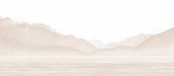 Carta da parati Annecy e il suo tranquillo lago beige