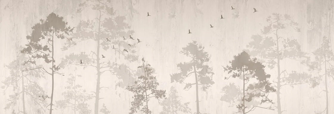 Carta da parati foresta autunnale