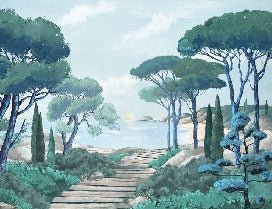 Carta da parati passeggiata nei torrenti