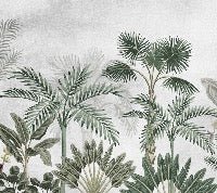 Alberi esotici giungla carta da parati