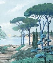 Carta da parati passeggiata nei torrenti