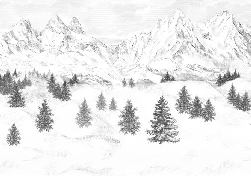 Carta da parati Aiguilles d'Arves