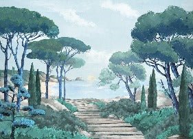 Carta da parati passeggiata nei torrenti