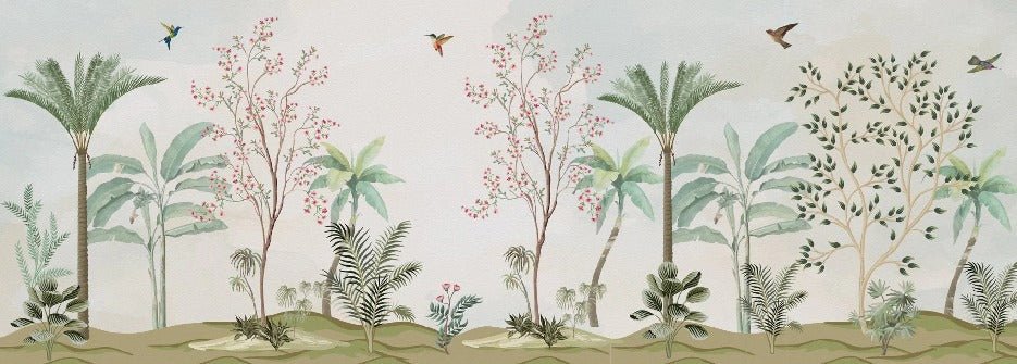 Carta da parati Chinoiserie jungle