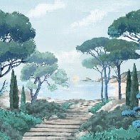 Carta da parati passeggiata nei torrenti