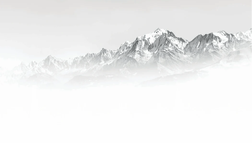 Carta da parati Mont Blanc Dans La Brume - H250cm x L440cm - Materiale vinile