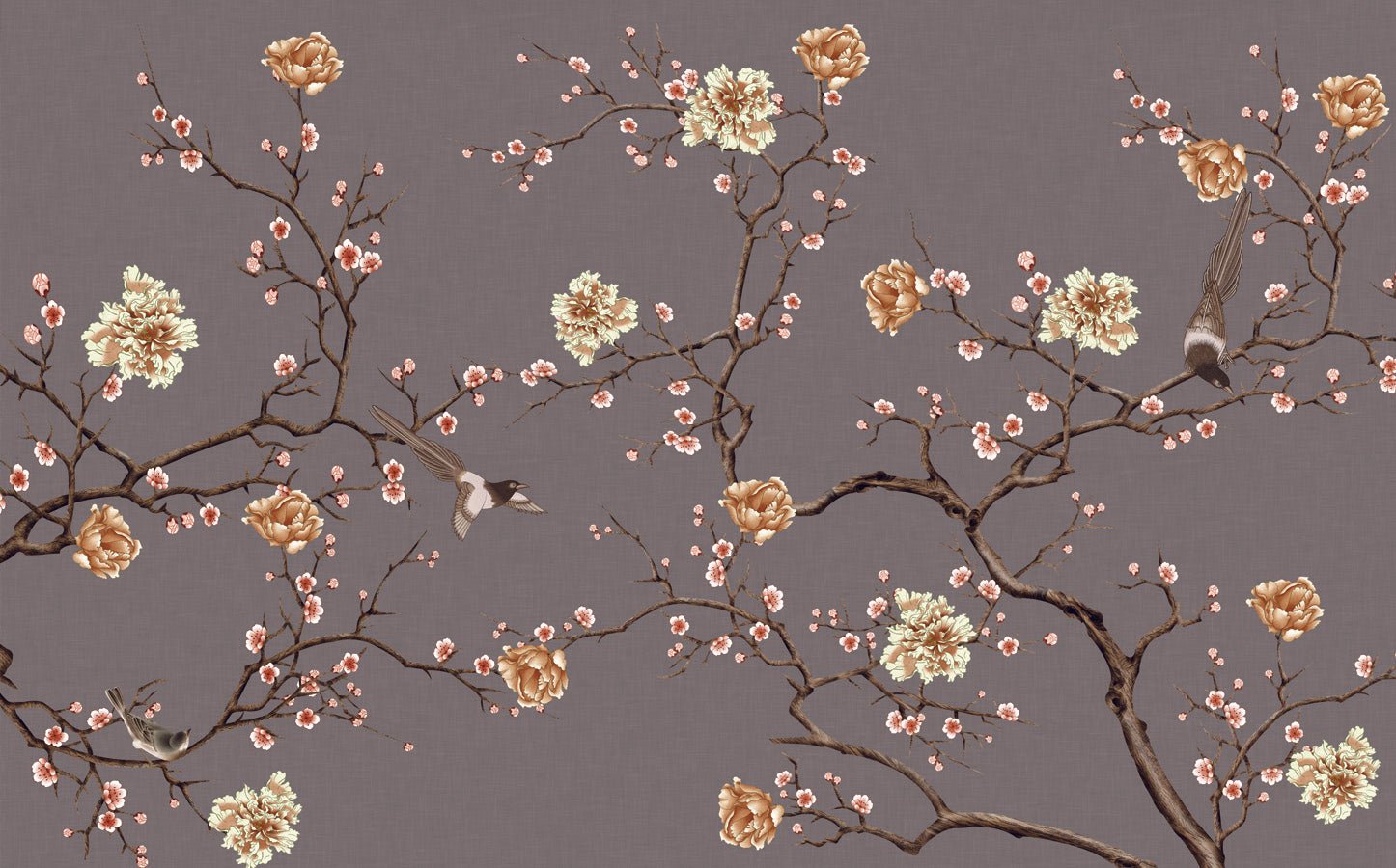 Papier peint Fleur de Printemps, mural concept, tendance