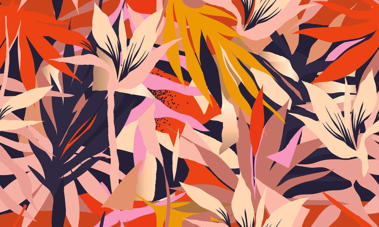 Papier peint fragrance pop, mural concept, tendance