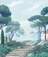 Carta da parati passeggiata nei torrenti