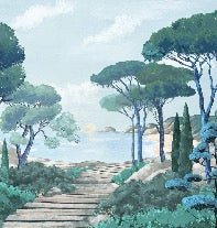 Carta da parati passeggiata nei torrenti