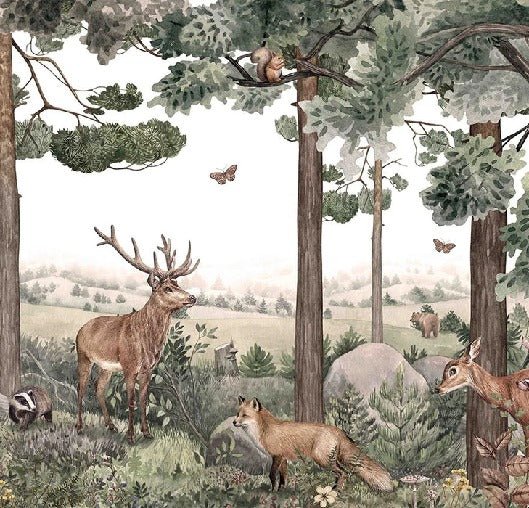 Carta da parati per bambini sentiero selvaggio