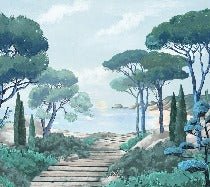 Carta da parati passeggiata nei torrenti