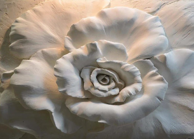 Scultura di fiori 3D wallpaper