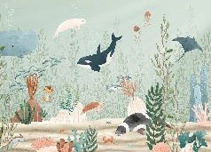 Sfondo per bambini del mondo marino