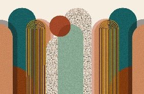 Carta da parati Art pop decorativa grafica di tendenza