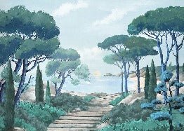 Carta da parati passeggiata nei torrenti