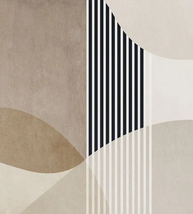 Carta da parati con forme creative