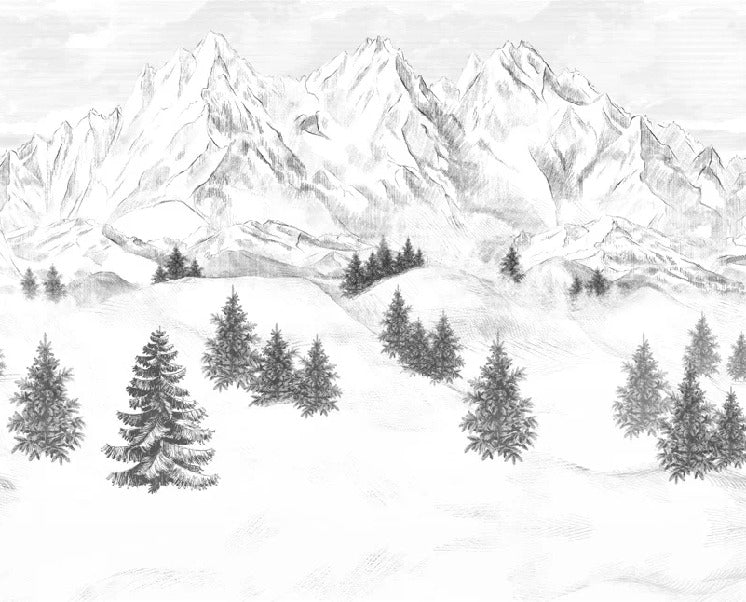 Carta da parati Aiguilles d'Arves