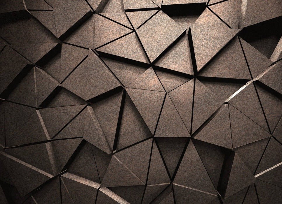 Prospettiva nera ruggine 3D wallpaper
