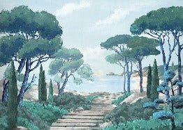 Carta da parati passeggiata nei torrenti