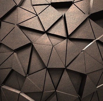 Prospettiva nera ruggine 3D wallpaper