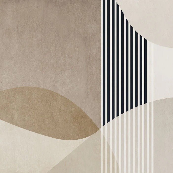 Carta da parati con forme creative