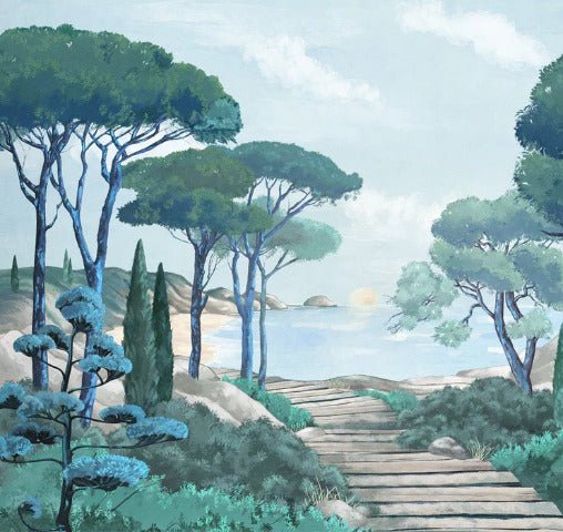 Carta da parati passeggiata nelle calanques