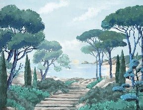 Carta da parati passeggiata nei torrenti