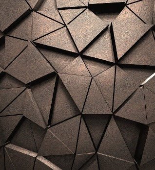 Prospettiva nera ruggine 3D wallpaper