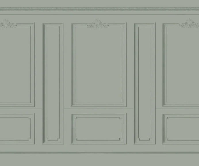 Carta da parati Haussmann Verde grigio