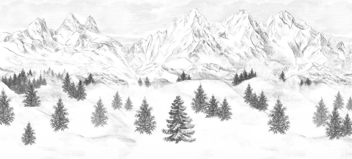 Carta da parati Aiguilles d'Arves