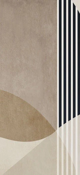 Carta da parati con forme creative