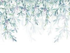 Carta da parati in stile vegetale e scandinavo